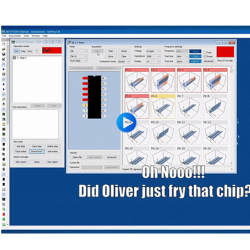 英国abi公司电路板故障检测仪测试操作